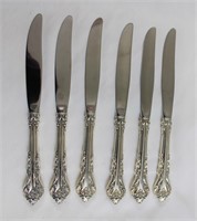 Lot of 6 sterling silver knives