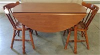 Tell City Drop Leaf Table & Chairs