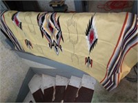 Ortega's Wool Chimayo Blanket 7' x 52"