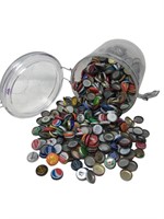 Large collection of vintage bottle caps fallout