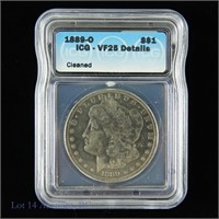 1889-o Morgan Silver Dollar (ICG VF25)
