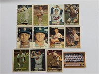 1957 Topps 12 Different "St. Louis cardinals"