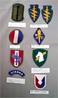 8 Military Unit patches