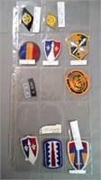 10 Military Unit patches