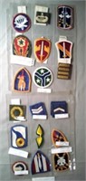 18 Military Unit patches