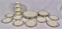 Minton china - "Bellemeade", 6 plates - 10.5"