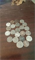 TWENTY STEEL WAR PENNIES