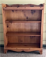 Pine Book Shelf 29 3/4”x 11”x 38 1/8”