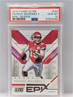 2019 Score Epix - Season Patrick Mahomes PSA 10