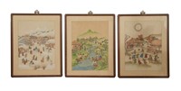 Group of 3 Korean Prints by Kyong Ho