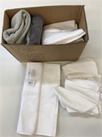 Lot of Assorted New Towels + Linens