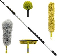 30 ft Cleaning Kit  6-24 ft Pole  3 Dusters