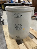 12 Gallon Western Stoneware Crock PU ONLY