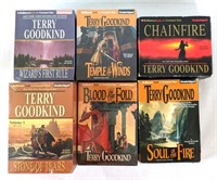 6 Terry Goodkind Fantasy Audio Books on CD