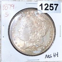1897-S Morgan Silver Dollar CHOICE BU