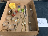 BOX LOT OF WATCHES