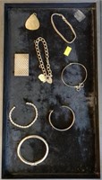 1 Tray Sterling Silver Jewelry