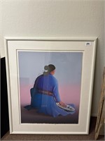 R C Gorman Original Color Lithograph "Atole'"