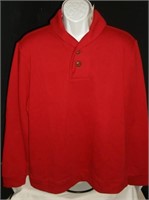 (Size: S) NWT COOFANDY Red Fashion Shawl Collar