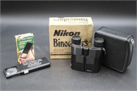 Nikon Porro Prism Binoculars W/Case+Magnifier