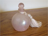 Pink Perfume Bottle With Tassel