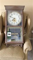 Regulator Clock with Cracked Glass