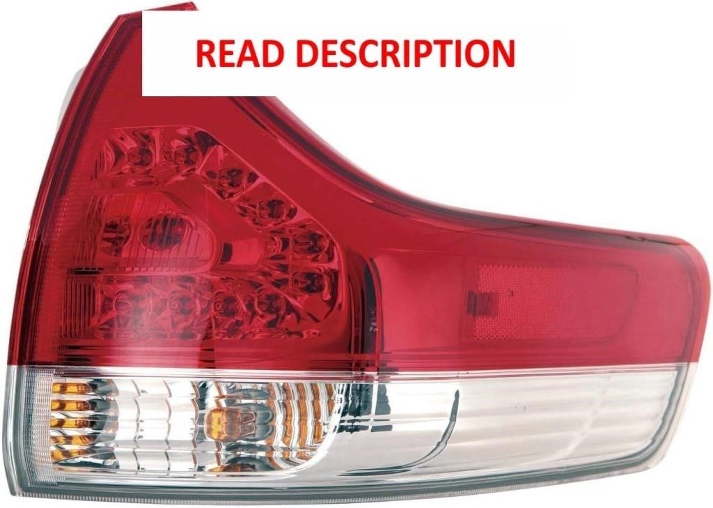 Depo 312-19A6R-AC Toyota Sienna Tail Lamp RH