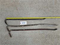 Lot of 3 Crowbars / Wrecking Bar / Pry Bar