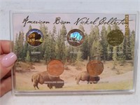 American Bison Nickel Collector's Coin SET 2of2