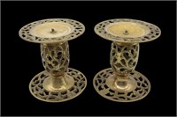 2pc Brass Candle Holders