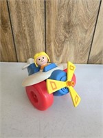 1980 Fisher-Price Airplane Pull Toy