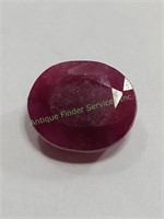 15.43 ct. Natural Ruby Gemstone with COA