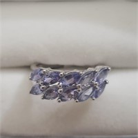$240 Silver Tanzanite Ring