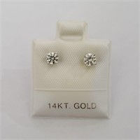 $1760 14K  Diamond (0.40Ct,I2-I3-H-I) Earrings