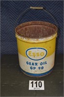 Vintage Esso Gear Oil Bucket