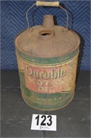 Vintage Spur Oil Bucket