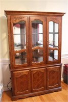 dining room breakfront china cabinet