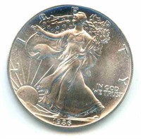 1986 Silver Eagle Dollar - Uncirculated