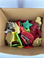 Antique Plastic and Metal Cookie Cutters