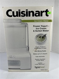 Cuisinart Frozen Yogurt Ice Cream Maker