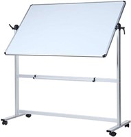 VIZ-PRO Double-Sided Magnetic Mobile Dry Erase Whi