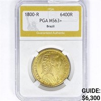 1800-R 6400R .42 oz. Brazil gold PGA MS63+