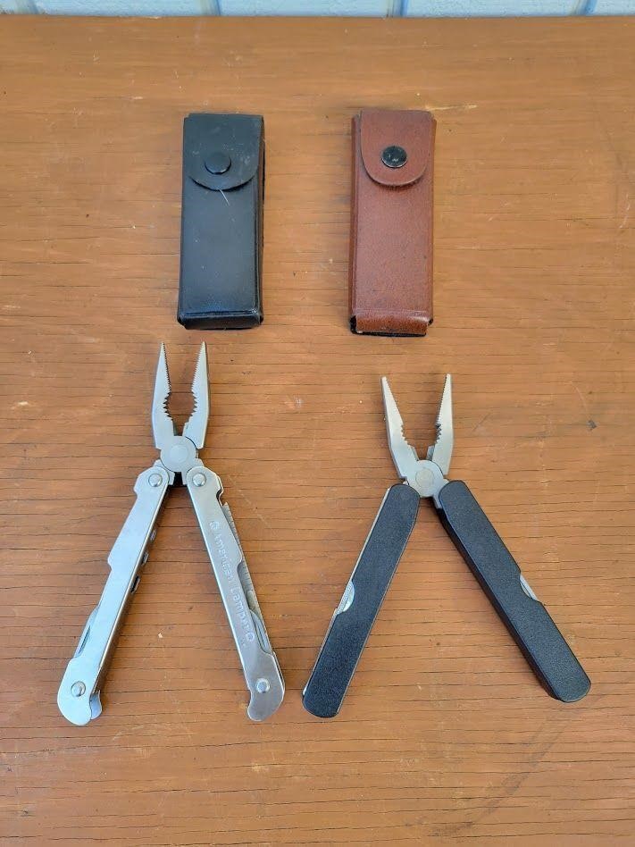 (2) Multi-Tool Knives with Case