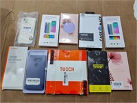 LOT OF 10 ASSORTED MOBILE CASES, SELLING AS IS