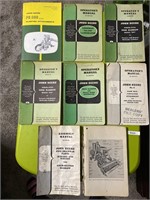 Vintage John Deere Operators manuals/variety(8)