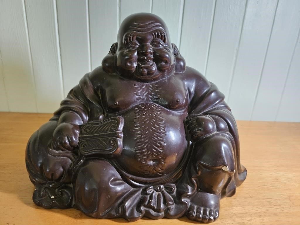 12" Buddha piggy bank