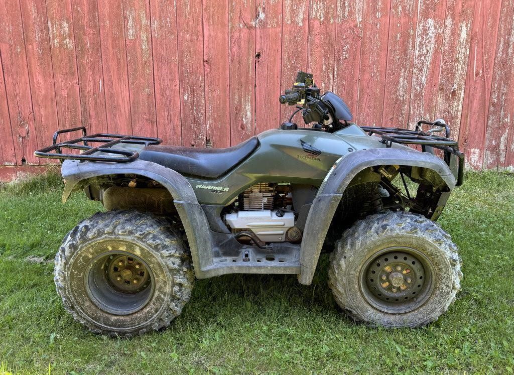 2004 Honda Rancher AT TRX400GA, 4x4, Has Title