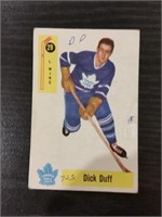 Carte Dick Duff 1958