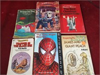 6 Kids Books - Spiderman & more