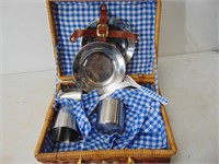 Childs Picnic Set in a Basket